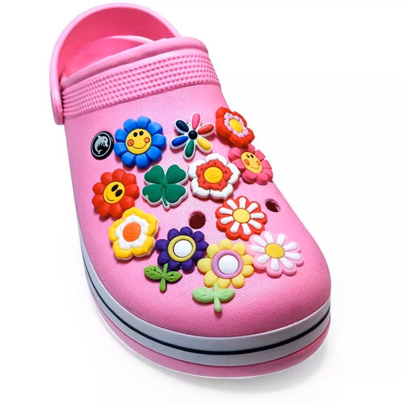 DIY Your Croc Charms, Black Back buttons for Crocs, Make your own Clog – N  and J Kid Parties