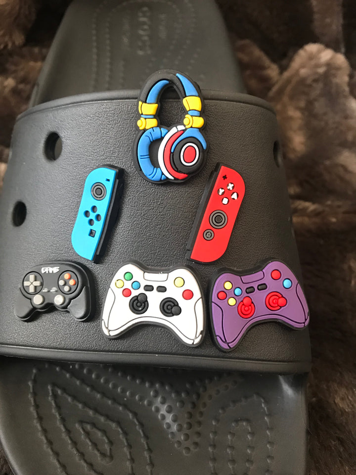 Game Controllers, gaming system Shoe Charms, Charms for your Crocs