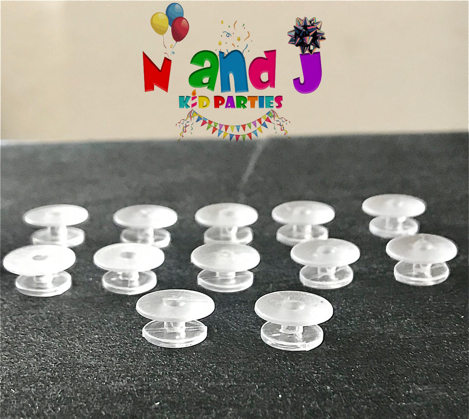 Clear DIY Croc Charms, Back buttons for Crocs, Make your own Clog